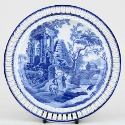 Dessert Plate pierced c1815